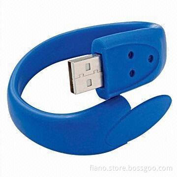 Bracelet USB Flash Drive, 10 Years Data Retention, Available in Various Sizes
